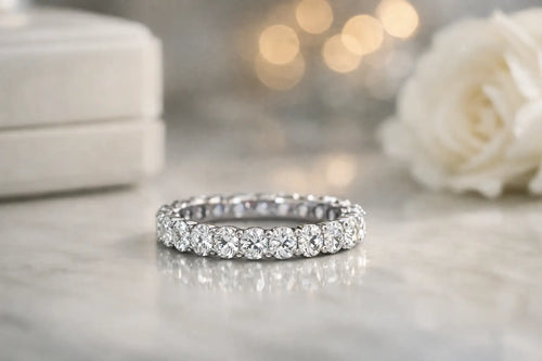 Why a Moissanite Eternity Band Feels Timeless