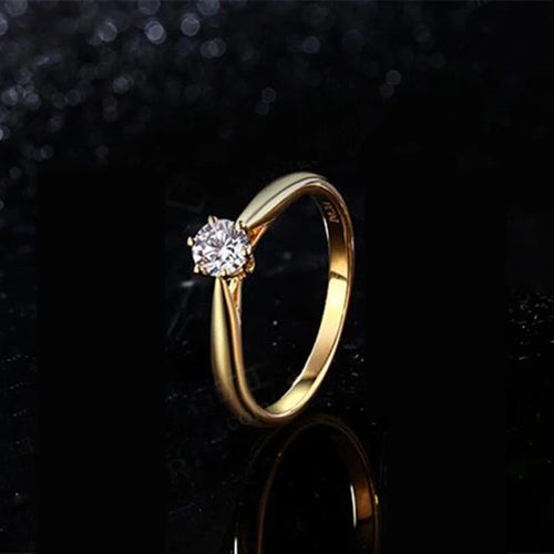Classic Wedding Rings For Women Round cut