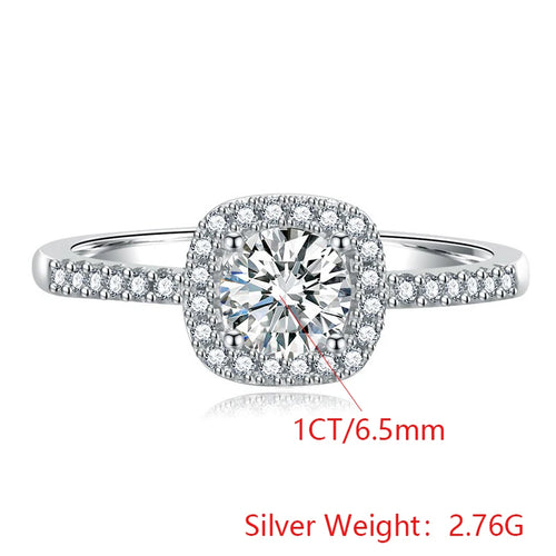 2 Carat VVs1 Moissanite Diamond Wedding Engagement Ring