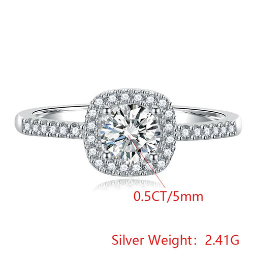 2 Carat VVs1 Moissanite Diamond Wedding Engagement Ring