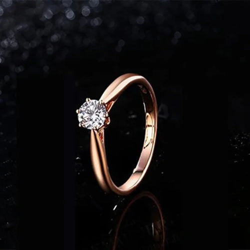 Classic Wedding Rings For Women Round cut