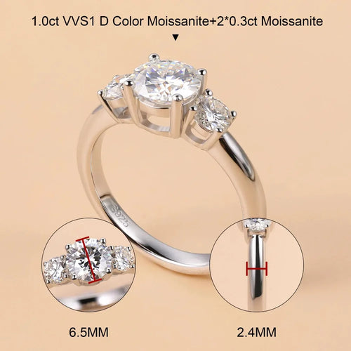 1.6 Carat D Color VVSI Clarity Couple Wedding Bands Fine Jewelry