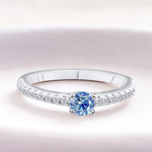 925 Sterling Silver Lab Diamond Engagement Wedding Band Fine Jewelry