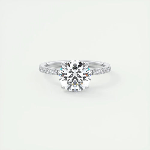 Classic 925 Sterling Sliver Engagement Wedding Promise Rin