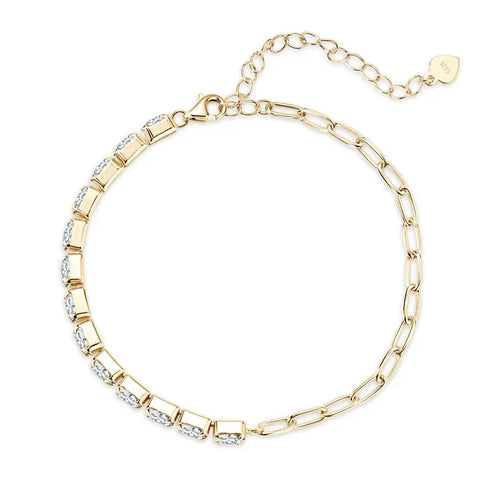 18K White Gold Plated S925 Sterling Silver Wedding Party