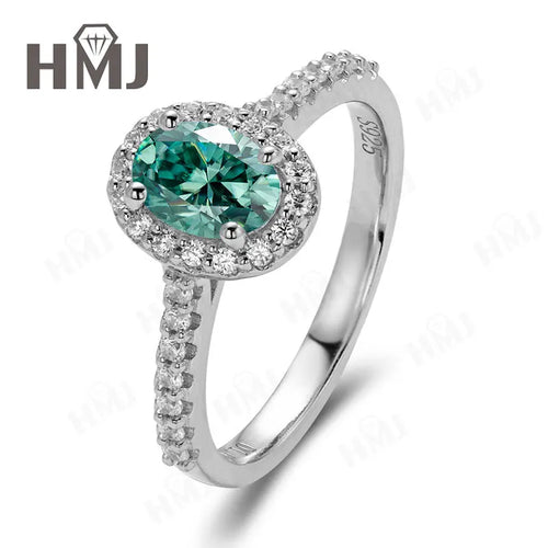 1 Ct oval D Color Moissanite Ring For Women Diamond moissanite Rings