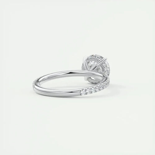 Classic 925 Sterling Sliver Engagement Wedding Promise Rin