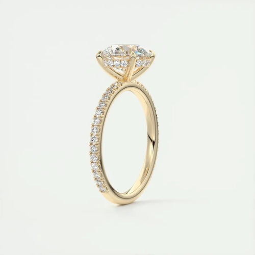 Classic 925 Sterling Sliver Engagement Wedding Promise Rin