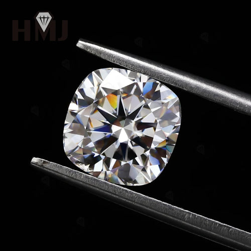 2CT Moissanite Ring Cushion Cut for Women 925 Sterling Silver Proposal Engagement Ring