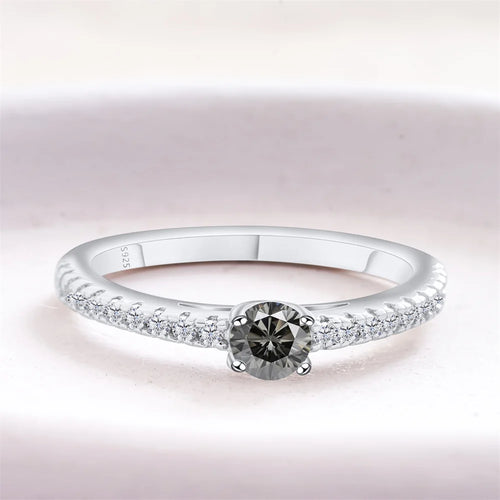 925 Sterling Silver Lab Diamond Engagement Wedding Band Fine Jewelry