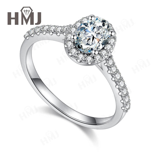 1 Ct oval D Color Moissanite Ring For Women Diamond moissanite Rings