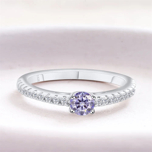 925 Sterling Silver Lab Diamond Engagement Wedding Band Fine Jewelry
