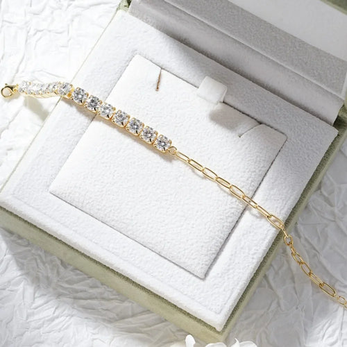 18K White Gold Plated S925 Sterling Silver Wedding Party