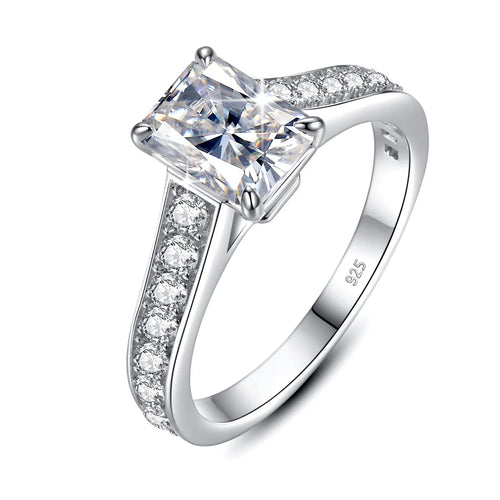 2ct 6*8mm D Color Wedding Jewelry With Engagement