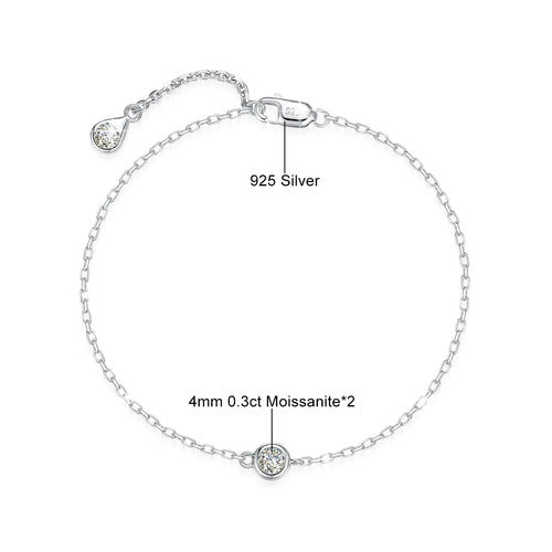 925 Sterling Silver Bangle Bezel