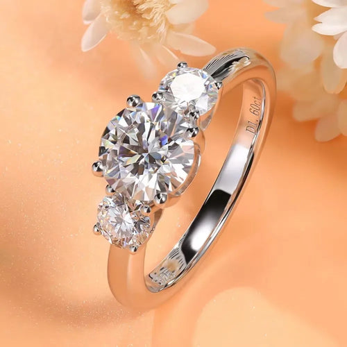 1.6 Carat D Color VVSI Clarity Couple Wedding Bands Fine Jewelry