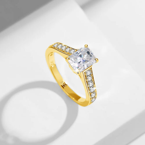 2ct 6*8mm D Color Wedding Jewelry With Engagement