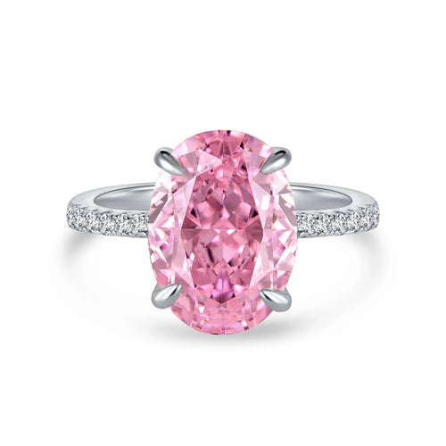 Oval Cut Moissanite Rings For Women Wedding Engagement ring