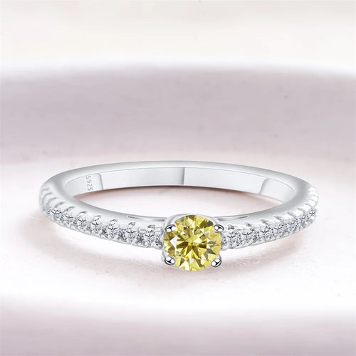 925 Sterling Silver Lab Diamond Engagement Wedding Band Fine Jewelry