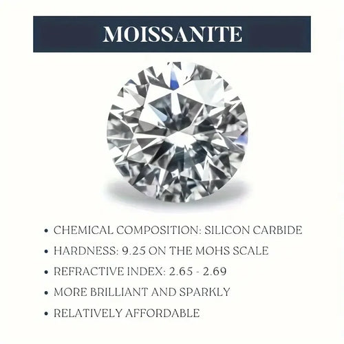 S925 Sterling Silver Cushion Cut Moissanite Ring for Women