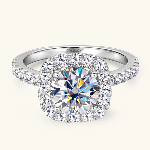8MM Brilliant Diamond Wedding Finger Rings