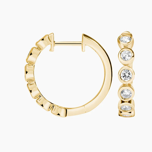 18K Gold Plated Moissanite Earrings for Women