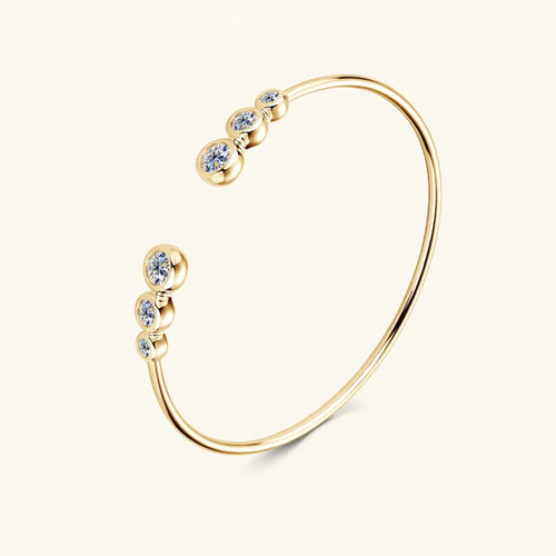 925 sterling silver moissanite bracelet for women