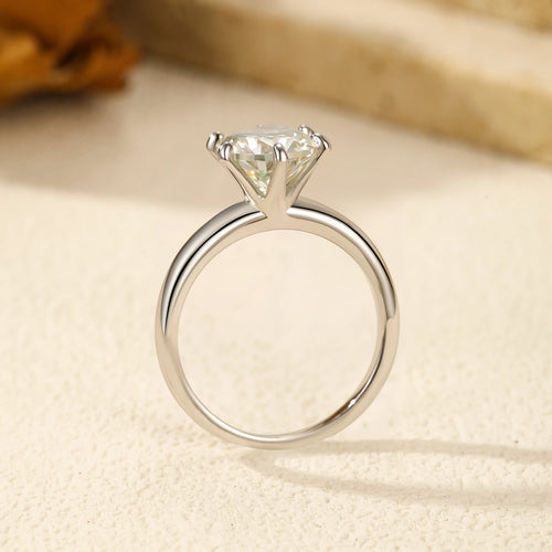 2ct D Color VVS1 Clarity Moissanite 925 Sterling Silver Dazzling Classic