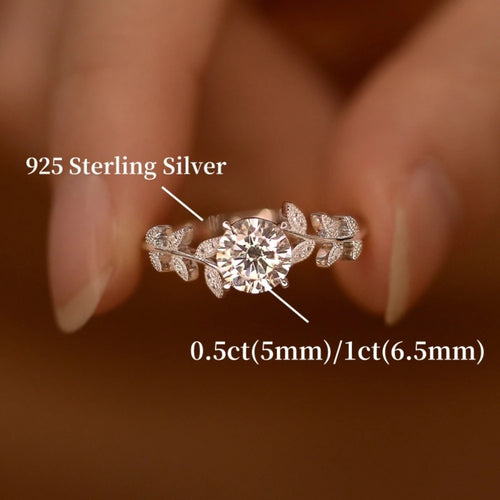 Sterling Silver Engagement Wedding Lab Diamond round Band Gifts Fine Jewelry