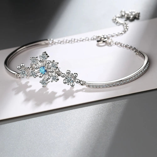 925 Sterling Silver Bracelets Moissanite for Women