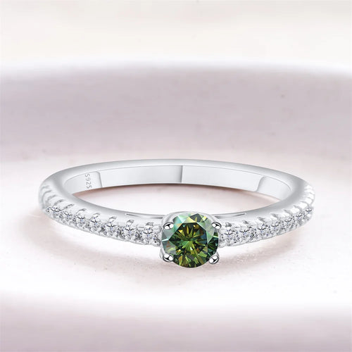 925 Sterling Silver Lab Diamond Engagement Wedding Band Fine Jewelry