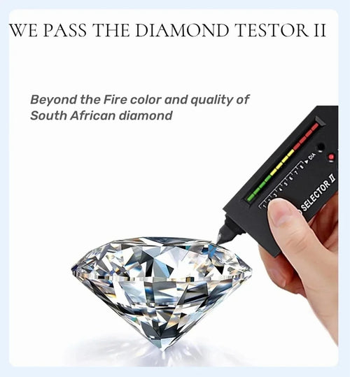 24K real gold ring moissanite Wedding Jewelry