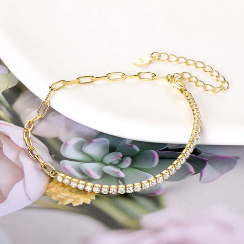 18K White Gold Plated S925 Sterling Silver Wedding Party
