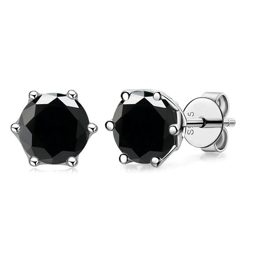 0.5-2CT 100% 925 Silver Moissanite Earrings for Women