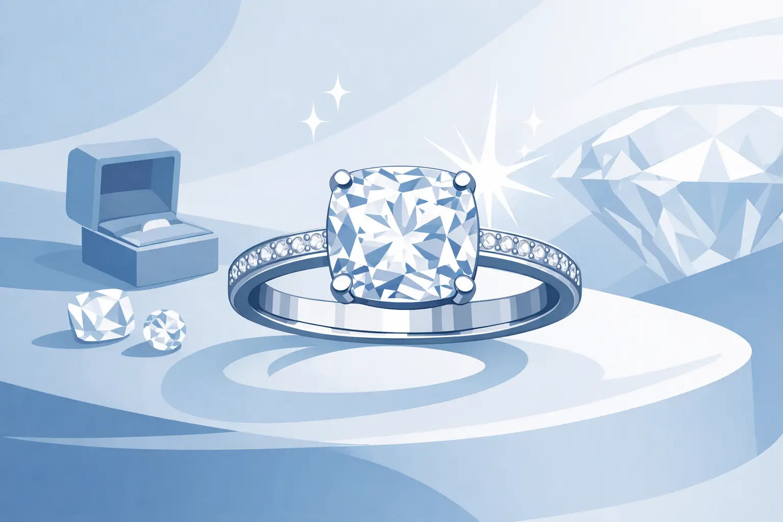 Why a Cushion Cut Moissanite Ring Stands Out