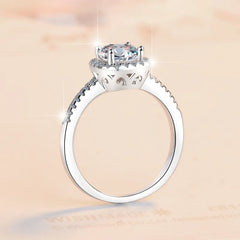 2 Carat VVs1 Moissanite Diamond Wedding Engagement Ring