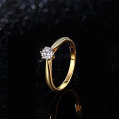 Classic Wedding Rings For Women Round cut