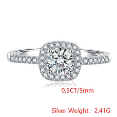 2 Carat VVs1 Moissanite Diamond Wedding Engagement Ring