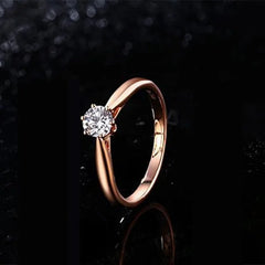 Classic Wedding Rings For Women Round cut