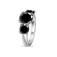5 Carat round Cut Moissanite Engagement Ring for Women