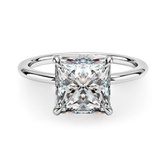 1ct 2ct 3ct D Color VVS1 Princess Cut Moissanite Ring For Women Engagement