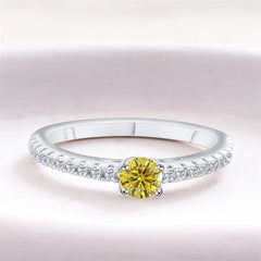 925 Sterling Silver Lab Diamond Engagement Wedding Band Fine Jewelry