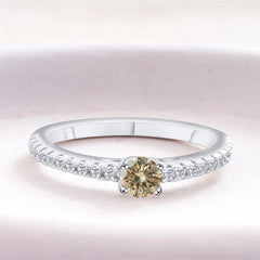 925 Sterling Silver Lab Diamond Engagement Wedding Band Fine Jewelry