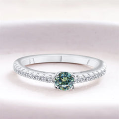 925 Sterling Silver Lab Diamond Engagement Wedding Band Fine Jewelry