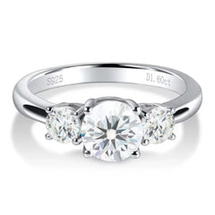 1.6 Carat D Color VVSI Clarity Couple Wedding Bands Fine Jewelry