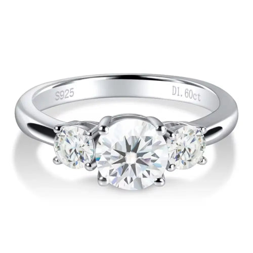 1.6 Carat D Color VVSI Clarity Couple Wedding Bands Fine Jewelry