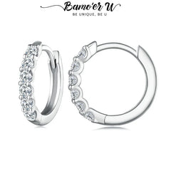 Bamoer U Moissanite Earrings