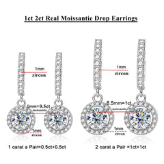925 Sterling Silver Round Bag Pendant Earrings Plated 18k Fine