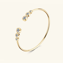 925 sterling silver moissanite bracelet for women