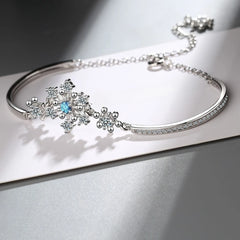 925 Sterling Silver Bracelets Moissanite for Women